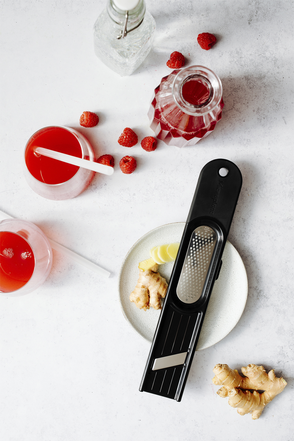 Ingefærriver 3i-1, Sort